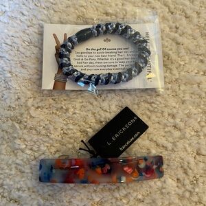 L. Erickson Multicolor Hair Barrette